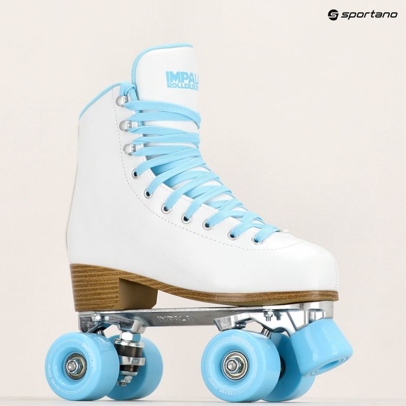 Dámské kolečkové brusle IMPALA Quad Skate white ice 13