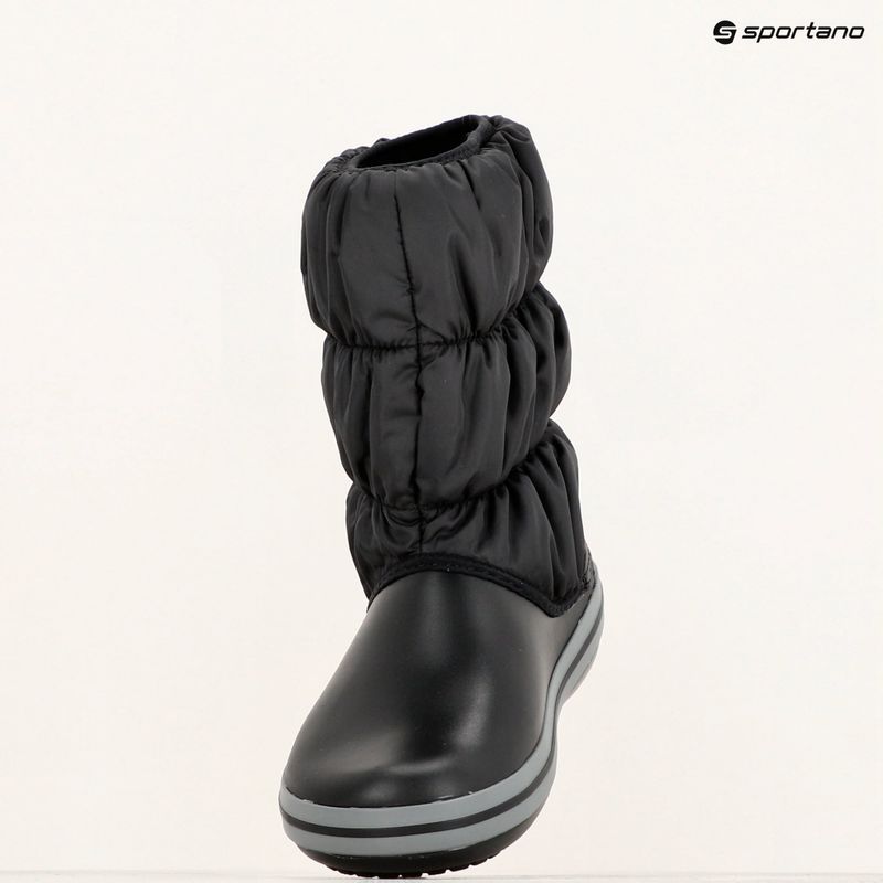 Dámské sněhule Crocs Winter Puff black/charcoal 9