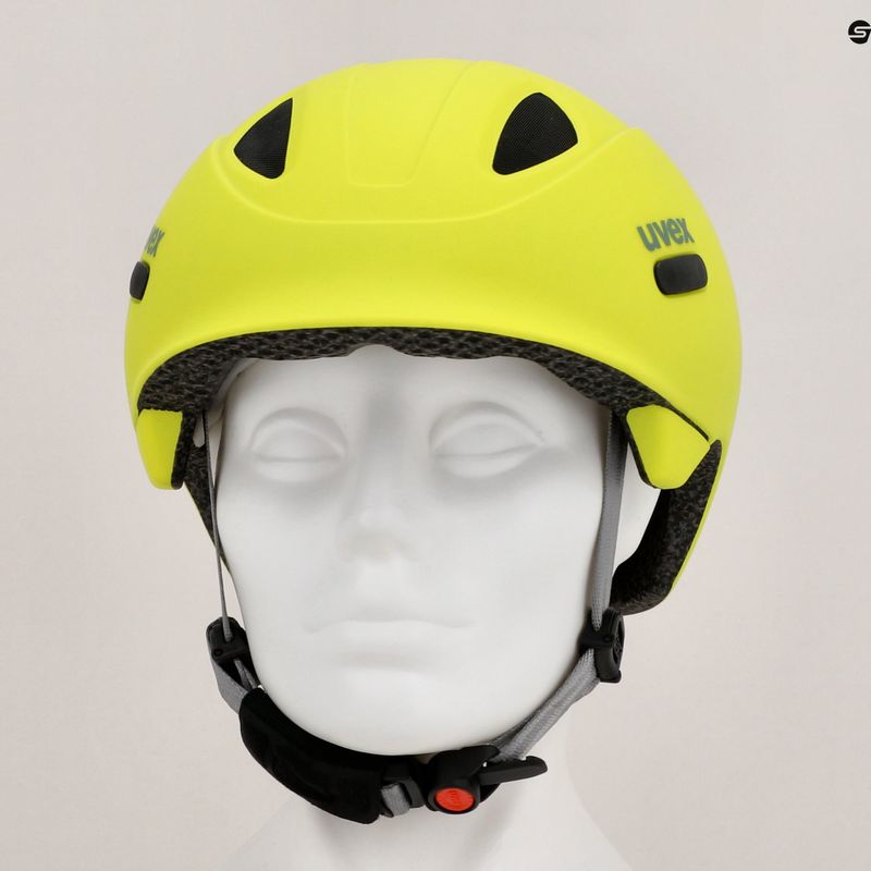 Dětská cyklistická helma UVEX Oyo neon yellow/moss green matt 13