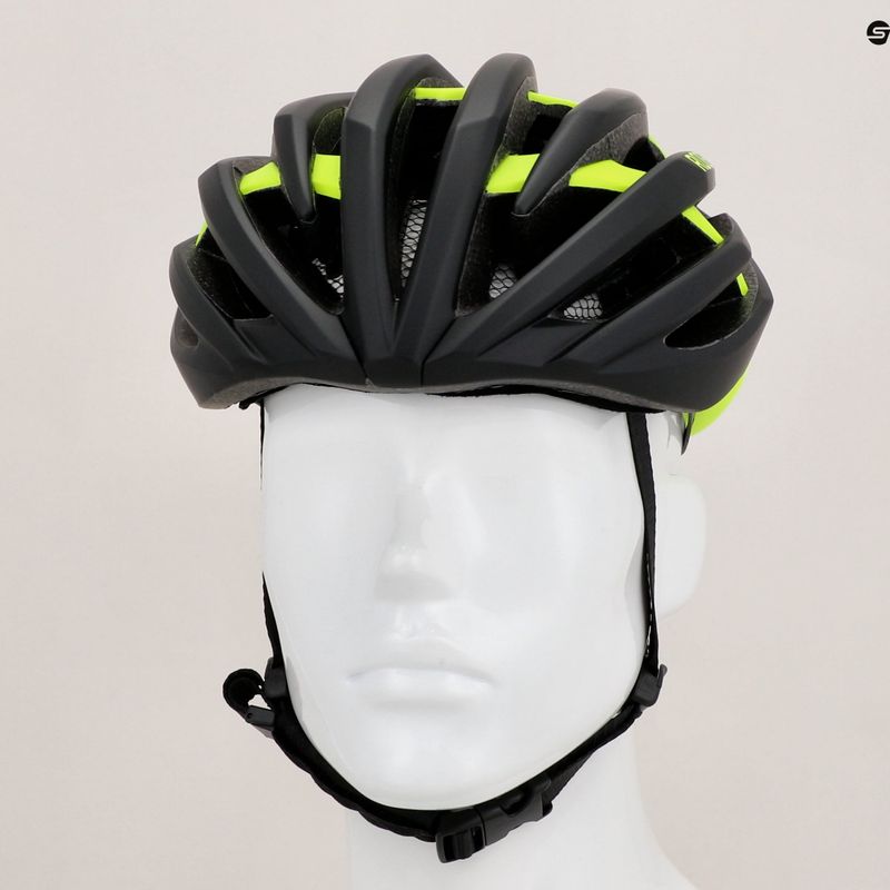 Cyklistická helma Rogelli Tecta black/fluor 19