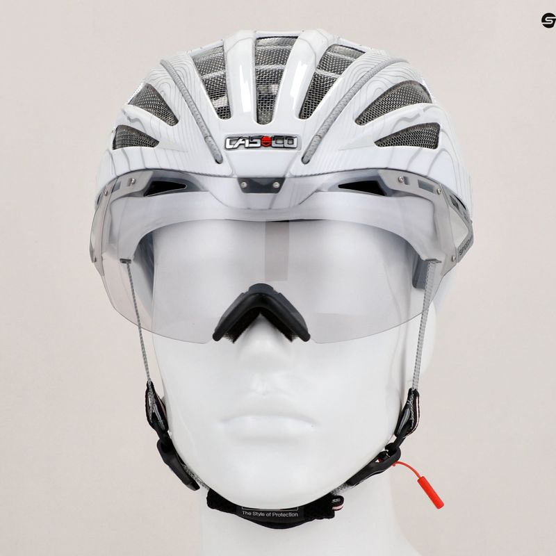Cyklistická přilba CASCO Speedairo 2 RS pure motion white 9