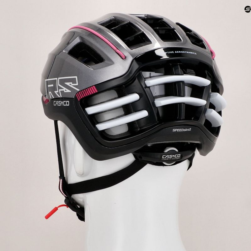 Cyklistická přilba CASCO Speedairo 2 anthracite fuchsia 9