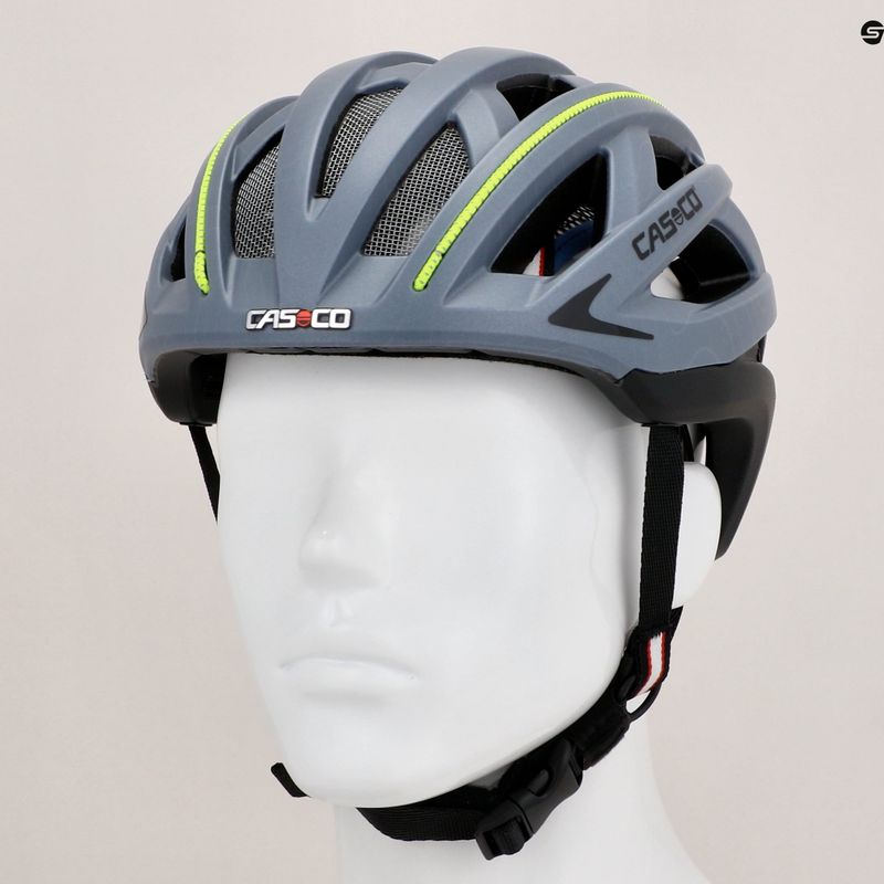 Cyklistická přilba CASCO Cuda 2 Strada structured lunar grid 9