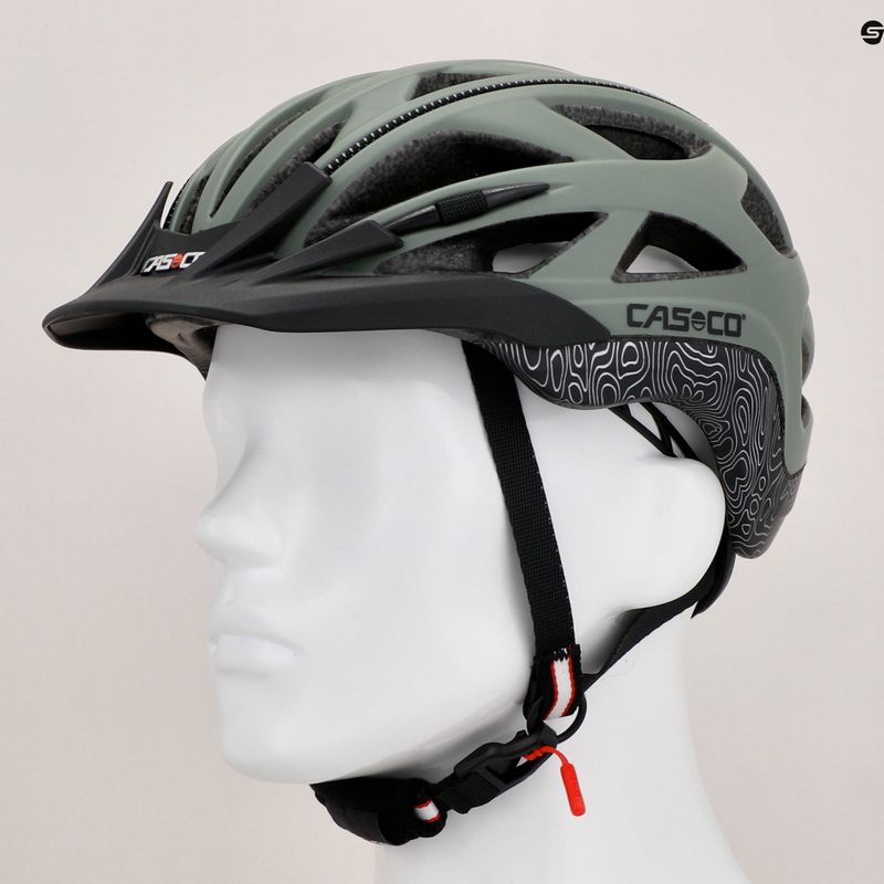 Cyklistická přilba CASCO Activ 2 pathfinder/green 9