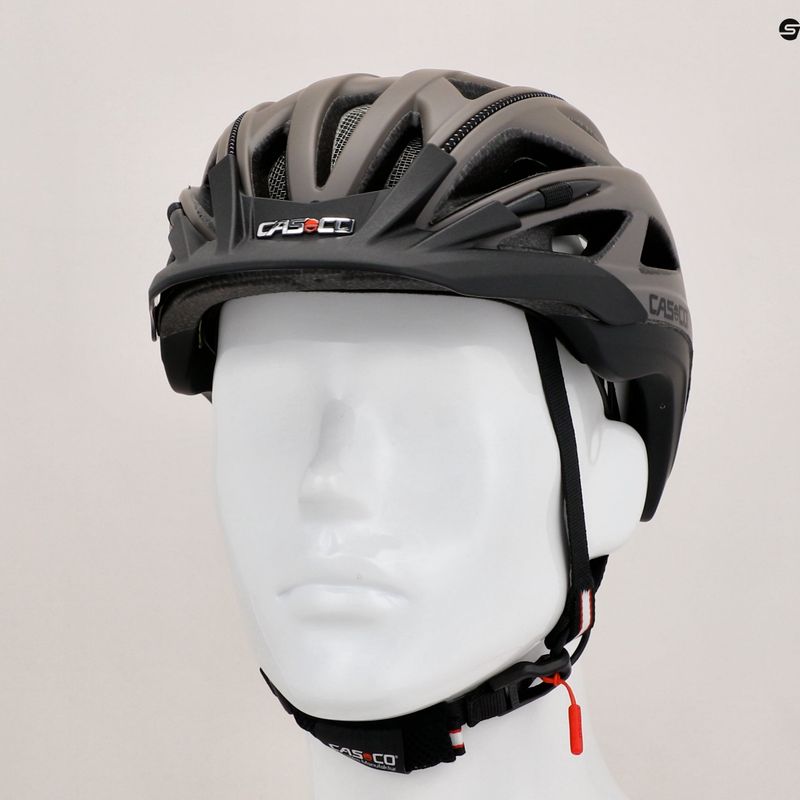 Cyklistická přilba CASCO Activ 2 warmgrey/mlack matt 9