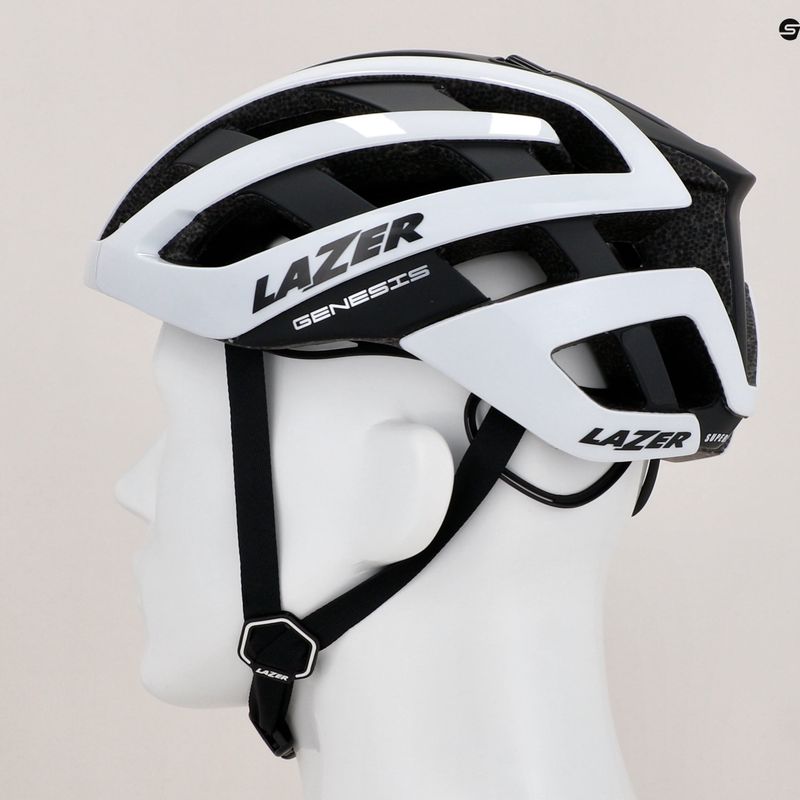 Cyklistická přilba Lazer Genesis MIPS bílá/černá 8