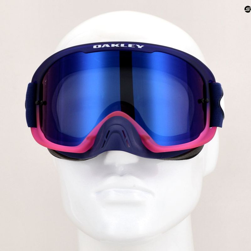 Cyklistické brýle  Oakley O Frame 2.0 Pro MTB tld navy stripes/black ice iridium 9