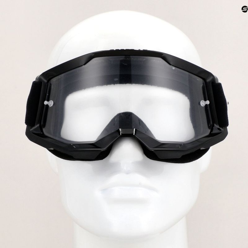 Dětské cyklistické brýle 100% Strata 2 Junior black/clear 7
