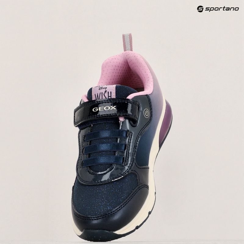 Boty junior Geox Spaceclub navy/lavender 18