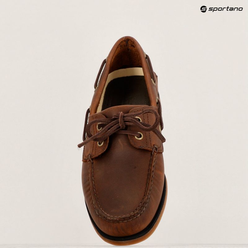 Pánské jachtařské boty  Timberland Classic Boat Shoe medium brown full grain 9