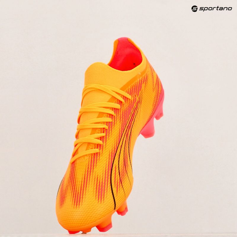 Kopačky PUMA Ultra Match FG/AG sunset glow/puma black/sun stream 9
