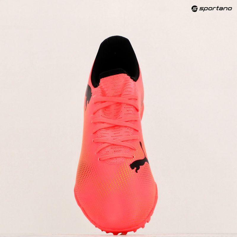 Fotbalové boty PUMA Future 7 Play TT sunset glow/puma black/sun stream 9