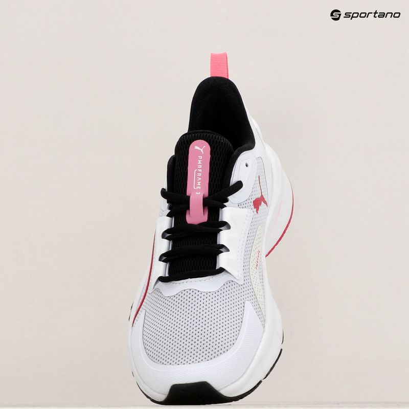 Dámské tréninkové boty PUMA PWRFrame TR 3 puma white/garnet rose/fast pink 18