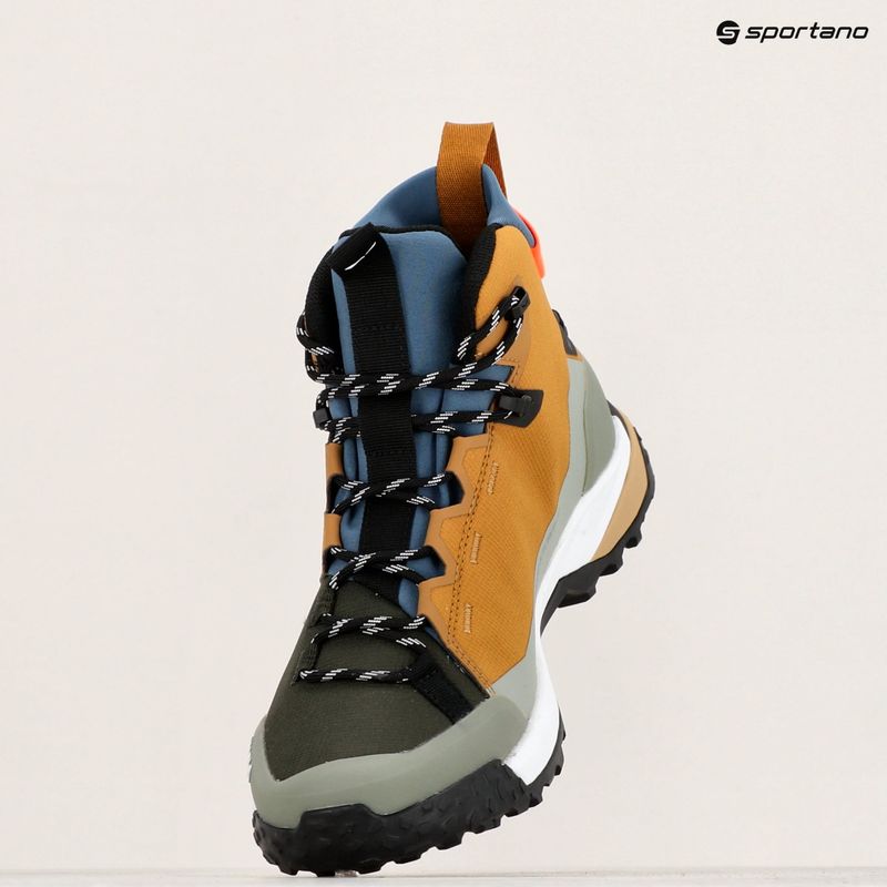 Pánské trekové boty Salewa Puez Mid Ptx golden brown/shadow 11