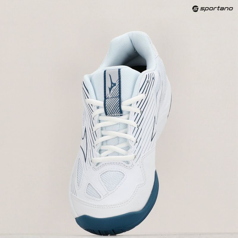 Pánské boty na volejbal Mizuno Cyclone Speed 4 white/sailor blue/silver 15