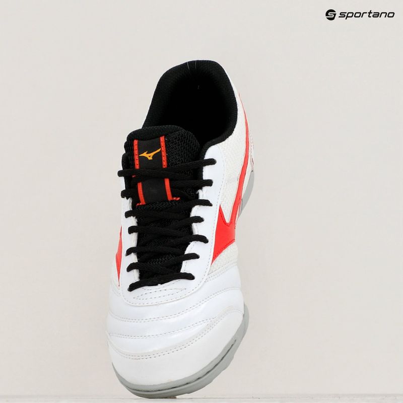 Dětské kopačky Mizuno MRL Sala Club TF Jr white/radiant red 15