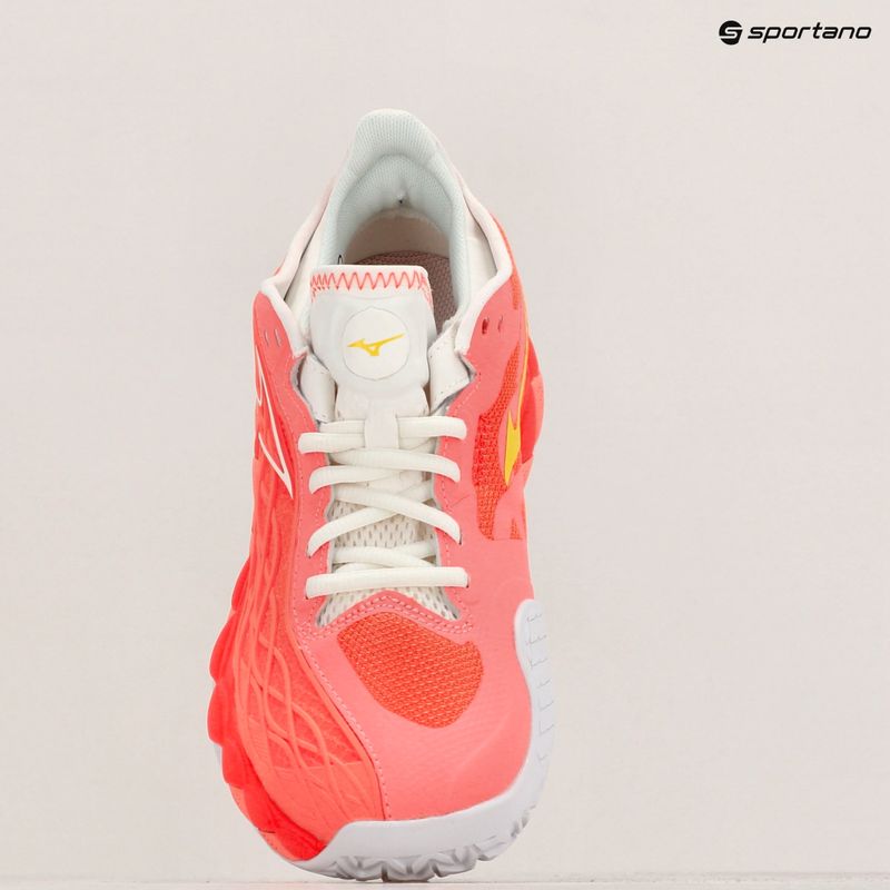 Dámské tenisové boty Mizuno Wave Enforce Tour CC candy coral/snow white/neon flame 9