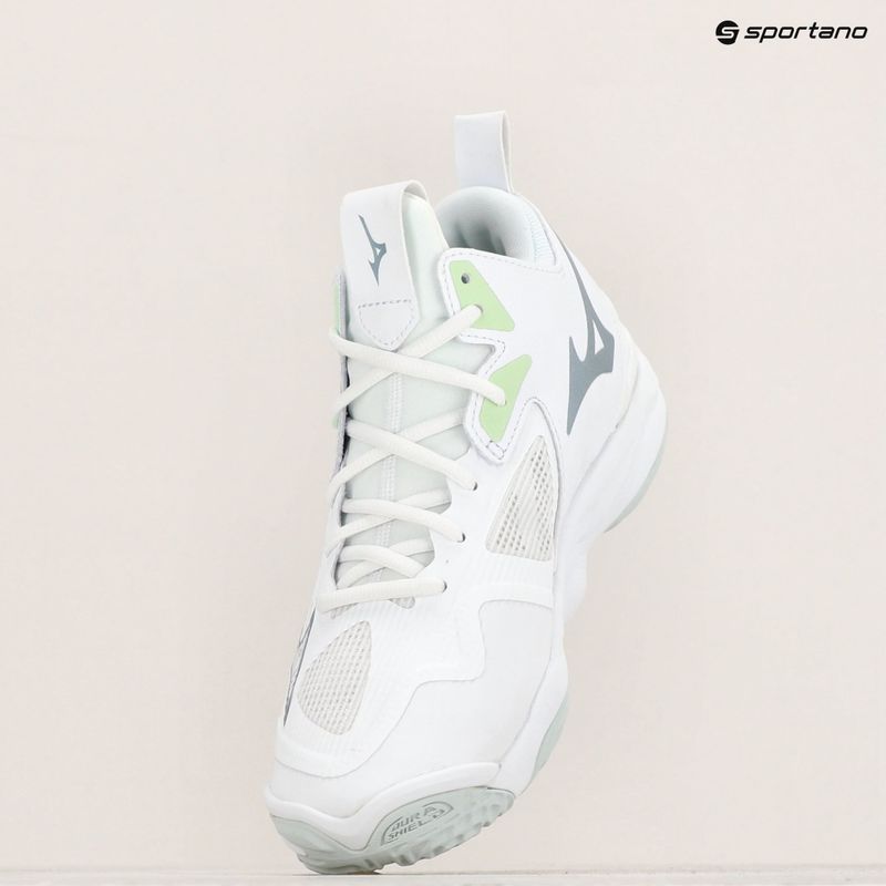 Dámské volejbalové boty Mizuno Wave Momentum 3 Mid white/glacial/pantinagreen 9