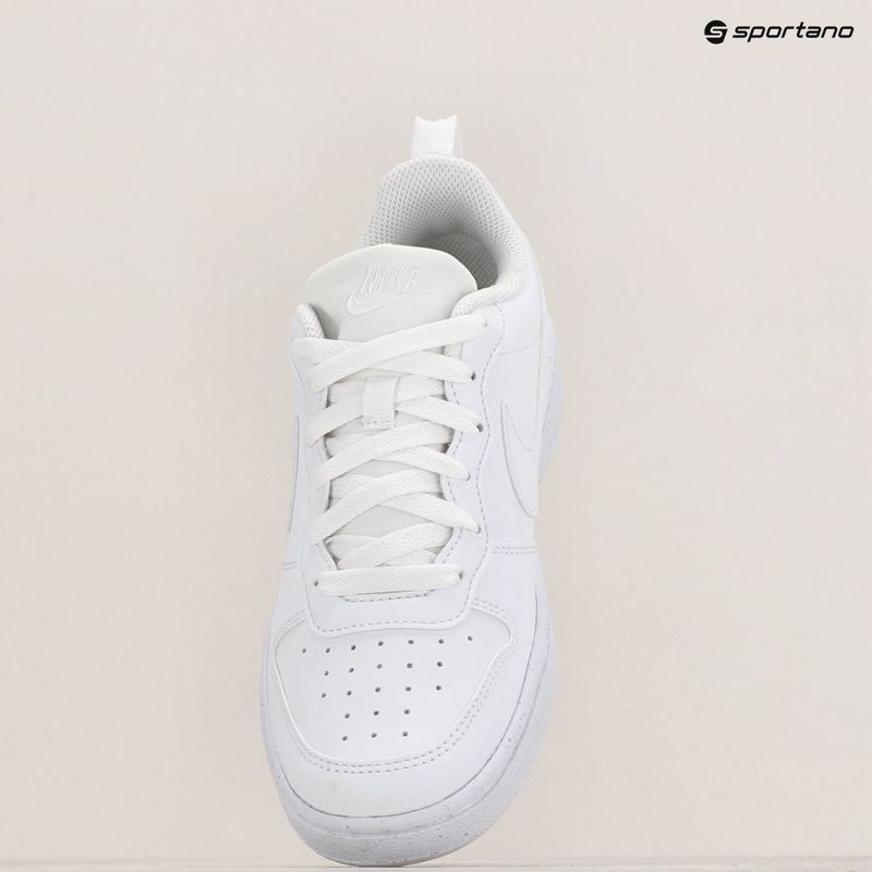 Boty Nike Court Borough Low Recraft white/white/white 9