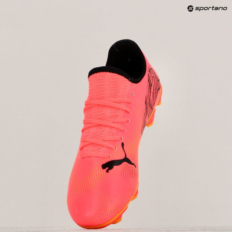 Dětské kopačky PUMA Future 7 Play FG/AG Jr sunset glow/puma black/sun stream 16