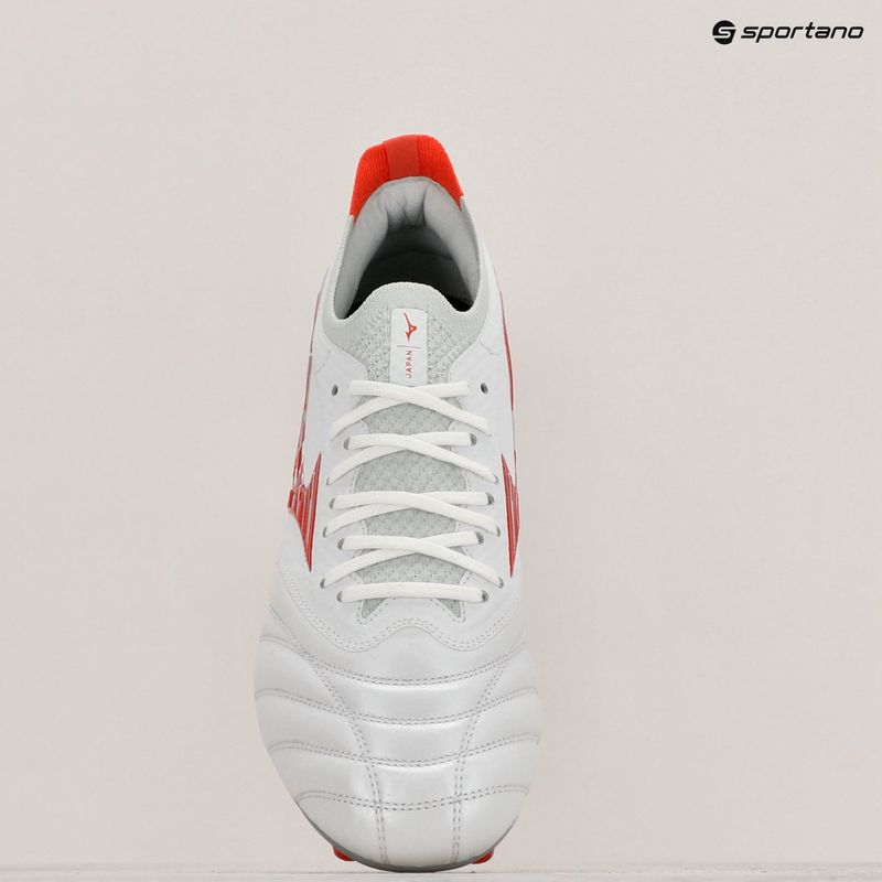 Pánské kopačky Mizuno Morelia Neo IV Β Japan Mix white/radiant red/hot coral 9