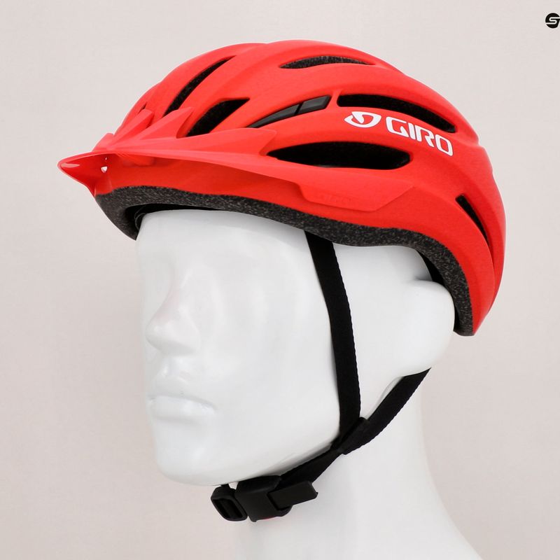 Cyklistická přilba Giro Register II matte bright red/white 7