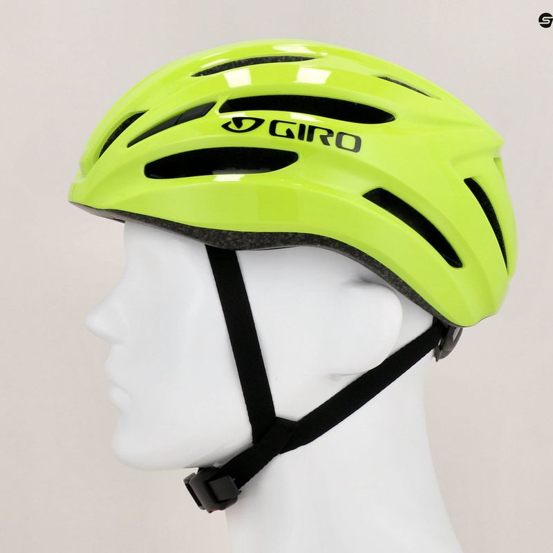 Cyklistická přilba Giro Isode II gloss highlight yellow 10