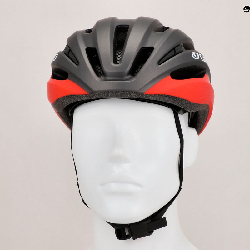 Cyklistická přilba Giro Isode II Integrated MIPS matte black/red 10