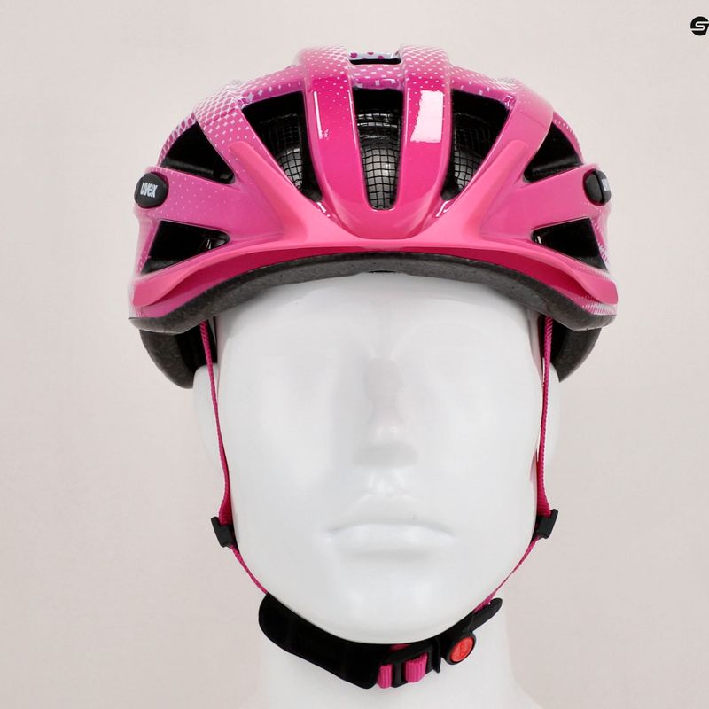 Cyklistická helma UVEX Air Wing pink/white 9