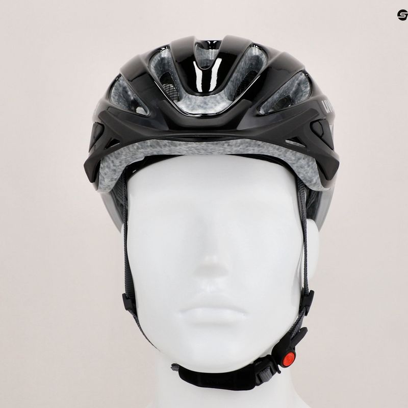 Cyklistická helma UVEX True black/silver 14