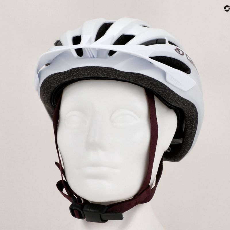 Cyklistická přilba Giro Register II Integrated MIPS matte white/dark cherry 10