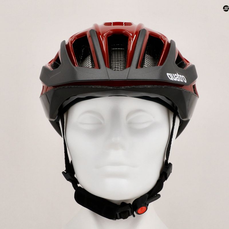 Cyklistická helma UVEX Quatro ruby red/black 12