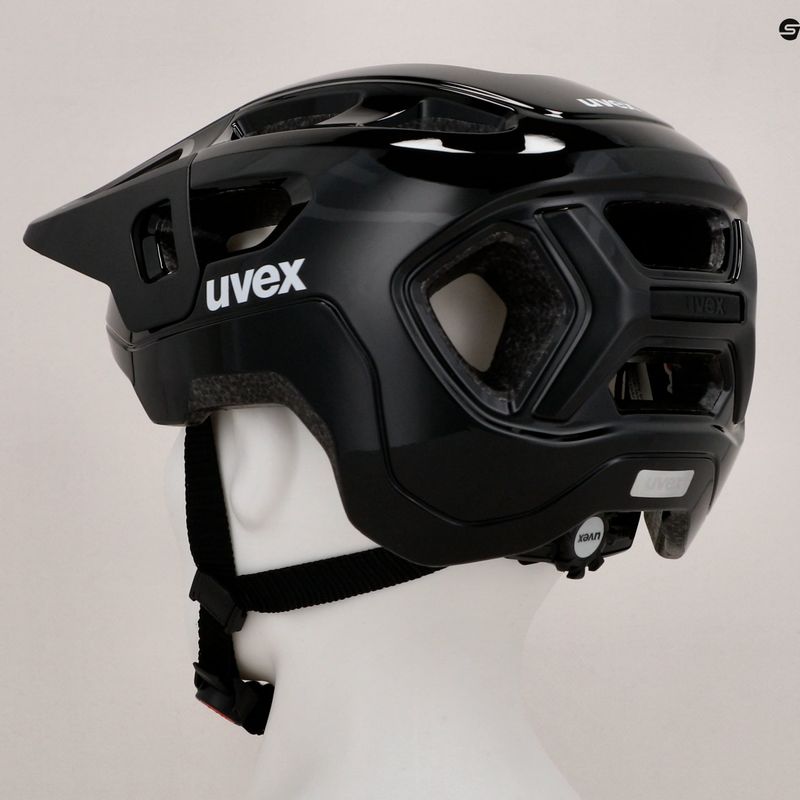 Dětská cyklistická helma UVEX React Jr black 8