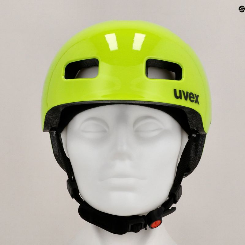 Dětská cyklistická helma UVEX HLMT 4 neon yellow 12