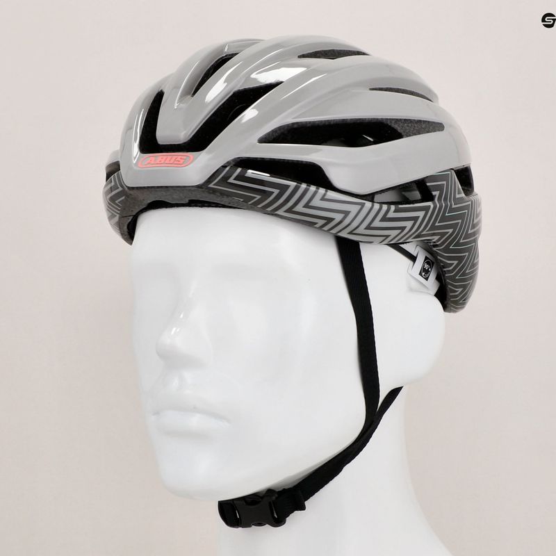 Cyklistická přilba ABUS StormChaser zigzag grey 8