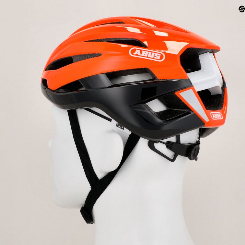 Cyklistická přilba ABUS StormChaser shrimp orange 9