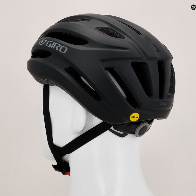 Cyklistická přilba Giro Isode II Integrated MIPS matte black/charcoal 7