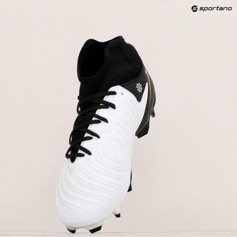 Kopačky Nike Phantom Luna II Academy FG/MG bílé / metalické zlaté mince / černé 9