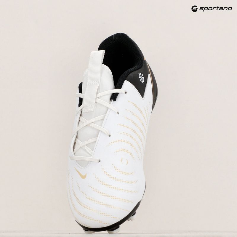 Dětské kopačky Nike Phantom GX II Academy FG/MG Junior white/metallic gold coin/black 9