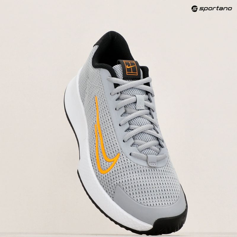 Pánská tenisová obuv Nike Court Vapor Lite 2 Clay wolf grey/laser brange/black 9