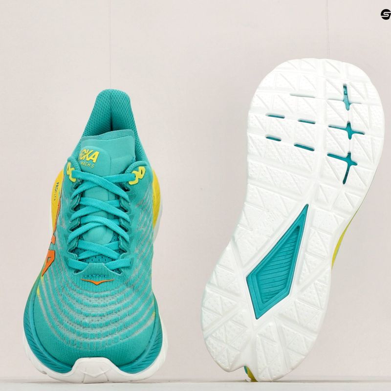 Dámská běžecká obuv HOKA Mach 5 blue/yellow 1127894-CEPR 12