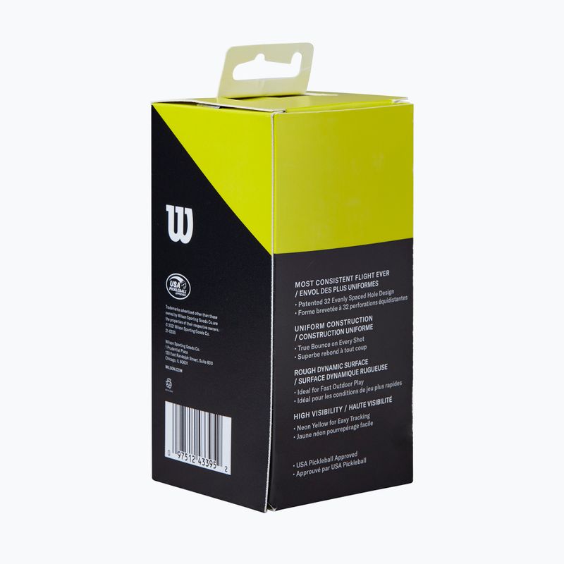 Míčky na picketball Wilson TRU 32 Picketball 2 ks yellow 5