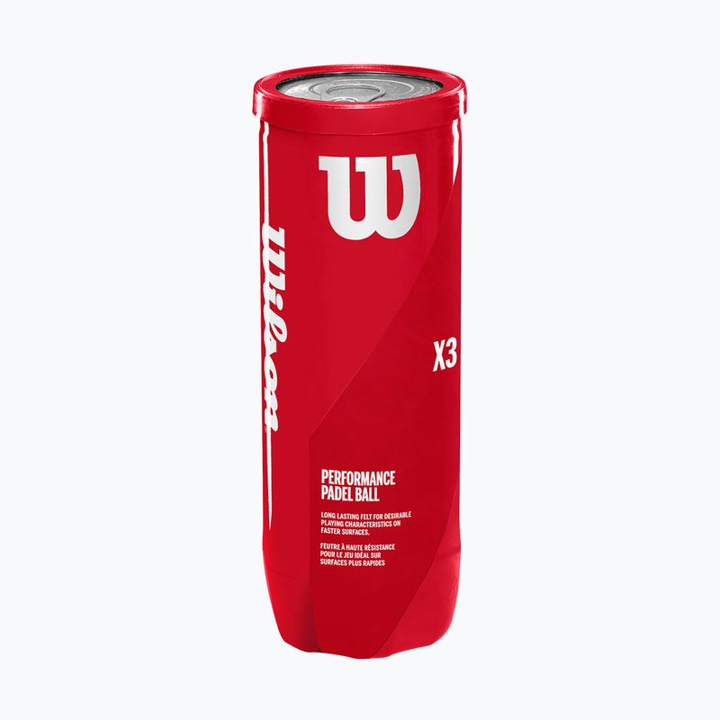 Wilson Padelové míčky 3 ks žluté WR8900801001