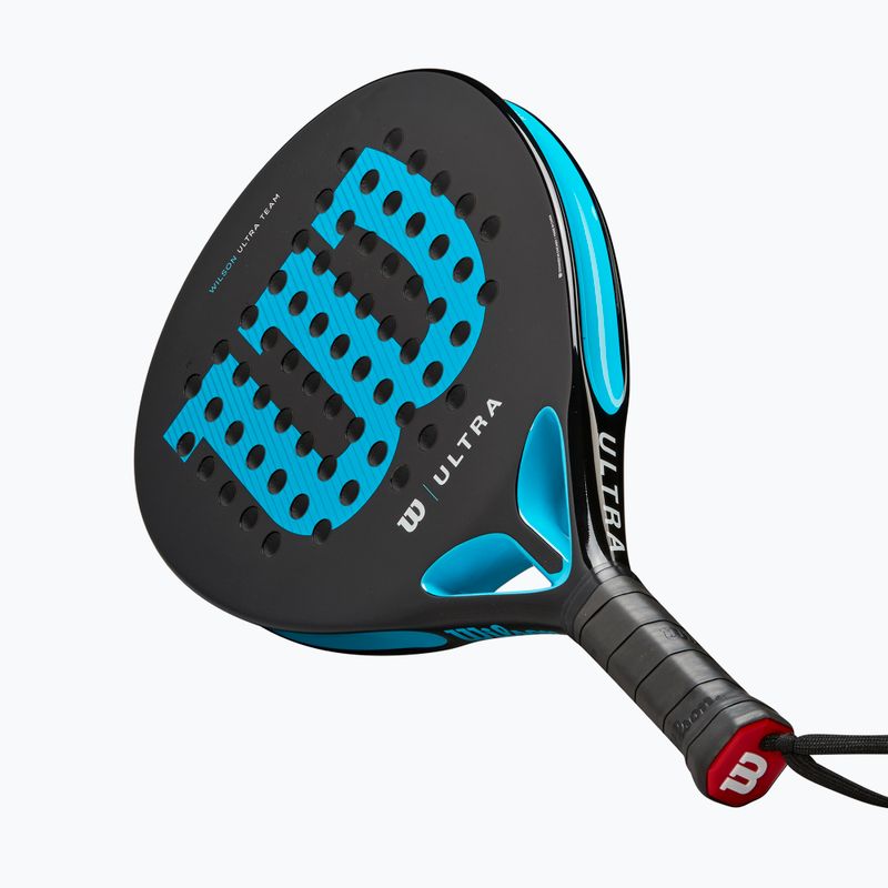 Padelová raketa Wilson Ultra Team V2 černo-modrá WR067011U2 11