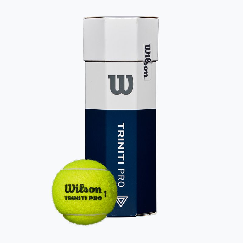 Tenisové míče Wilson Triniti Pro 3 pcs. yellow