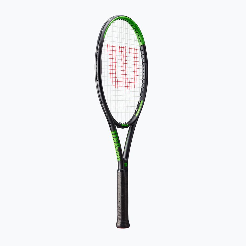 Tenisová raketa Wilson Blade Feel 103 černo-zelená WR083310U 8