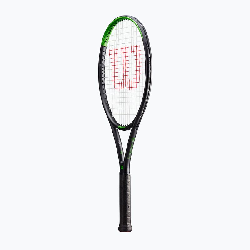 Tenisová raketa Wilson Blade Feel 103 černo-zelená WR083310U 9