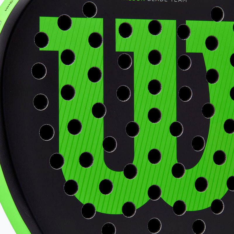 Wilson Blade Team V2 Padelová raketa černo-zelená WR067411U2 10