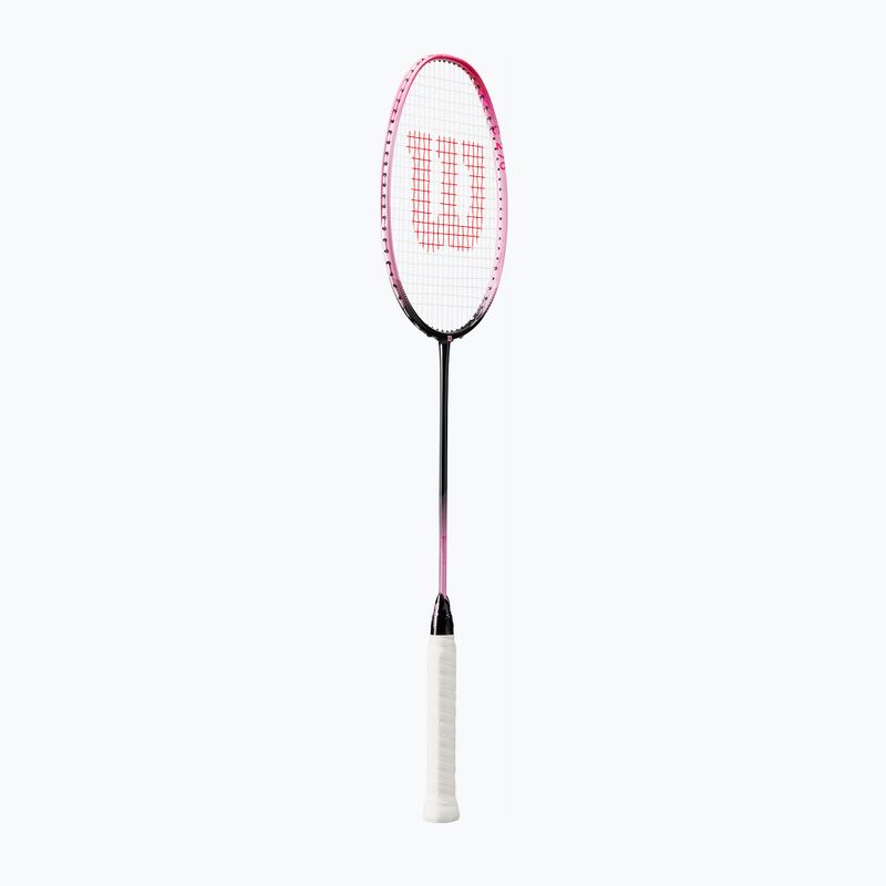 Badmintonová raketa Wilson Fierce 270 pink/white 2