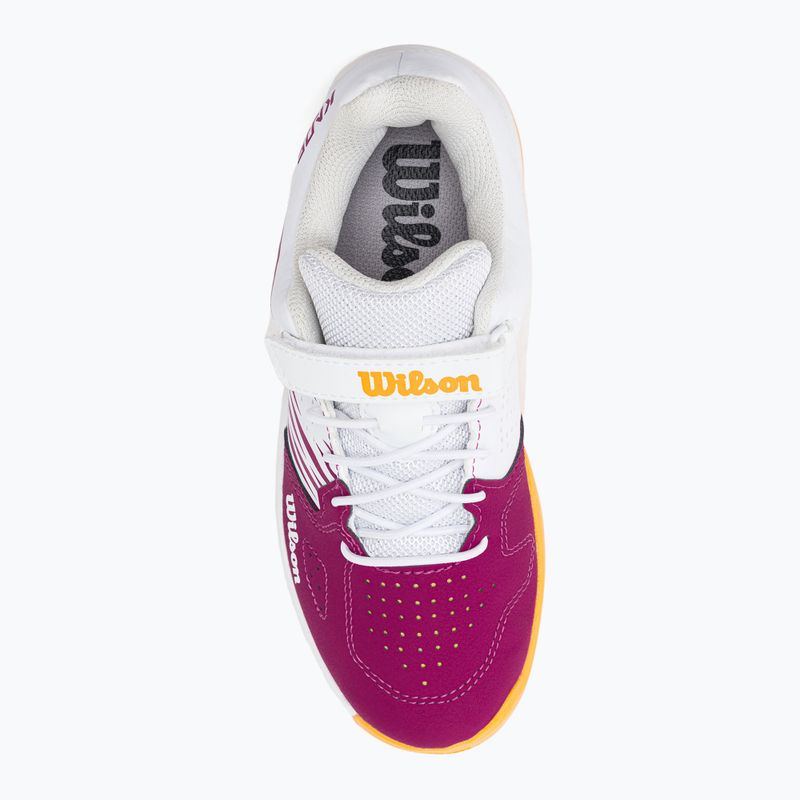Dětská tenisová obuv Wilson Kaos K 2.0 bílo-růžová WRS329190 6